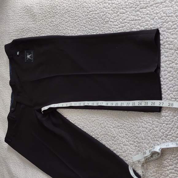 NWT Lauren Ralph Lauren Size 42 Ultra Flex Black Pants *Altered Inseam* - Picture 7 of 15